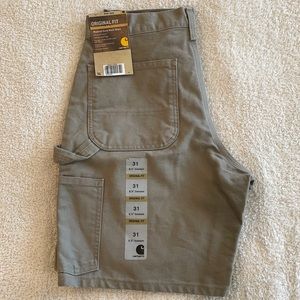 Carhartt NEW Men’s Washed Duck Work Shorts 31 waist B25 DES